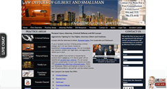 Desktop Screenshot of hgilbertlaw.com